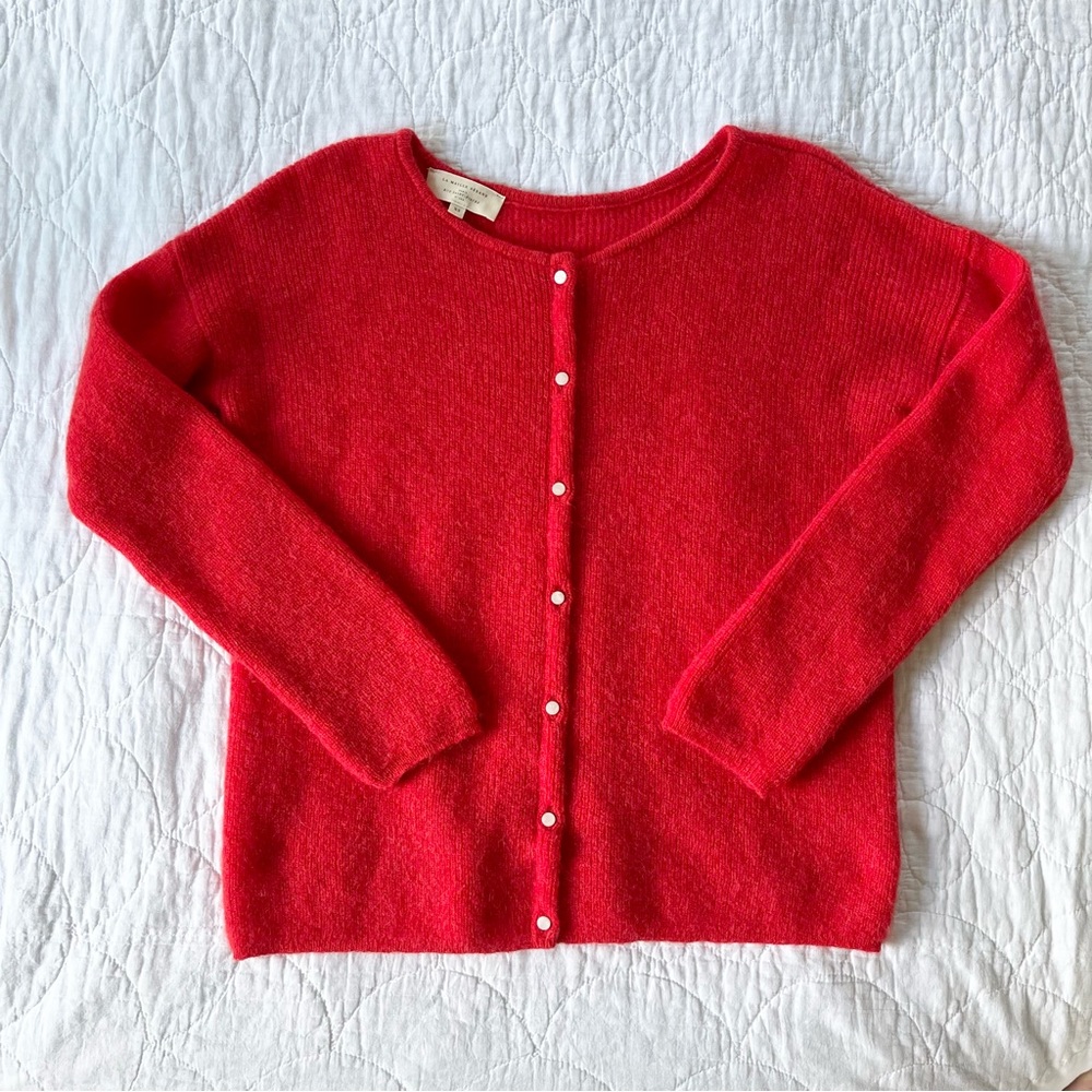 Sezane Gaspard Cardigan XS Red